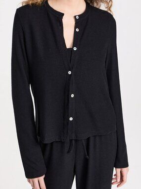 DONNI. Sweater Cardigan in Black